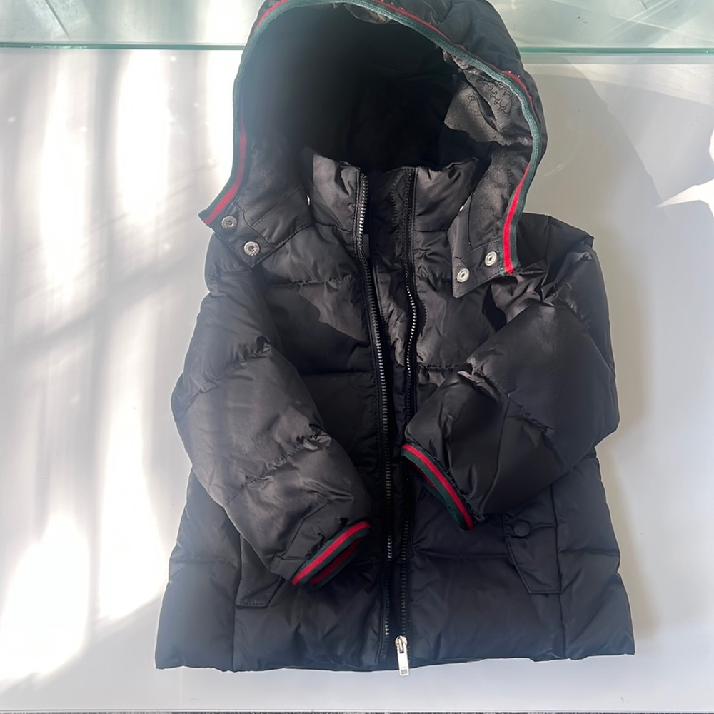 Gucci coat toddler size 9-12m
